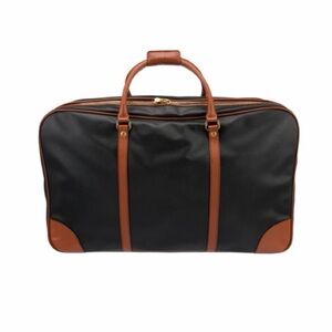 Amazing Bottega Veneta vintage leather Marco  Polo travel suitcase or display!